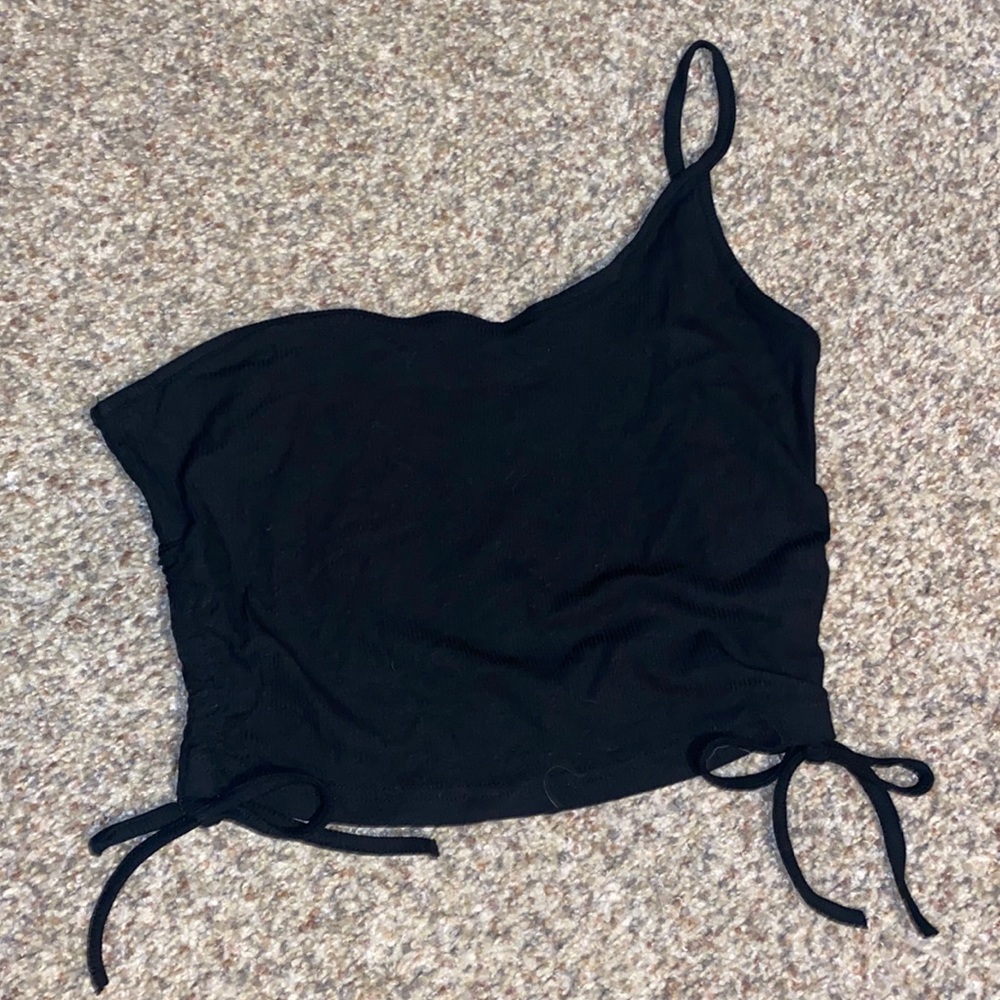 brand new one strap crop top